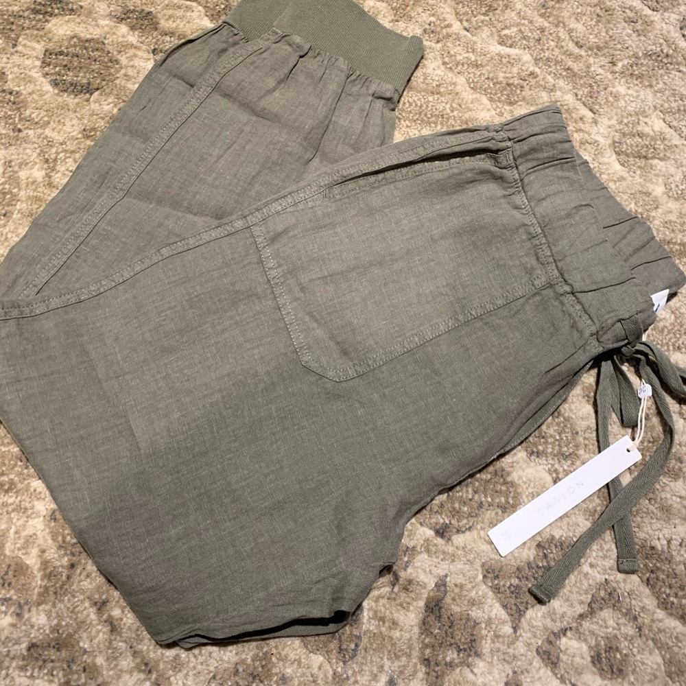Caslon linen jogger